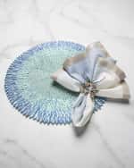 Image 4 of 5: Kim Seybert Flutter Napkin Rings, Set of 4