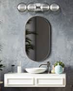 Image 4 of 5: Eurofase Atomo 4-Light LED Vanity in Chrome