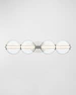 Image 1 of 5: Eurofase Atomo 4-Light LED Vanity in Chrome