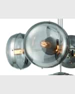 Image 4 of 5: Eurofase Nottingham 5-Light Chandelier In Nickel