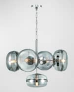 Image 1 of 5: Eurofase Nottingham 5-Light Chandelier In Nickel