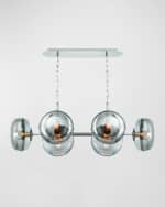 Image 2 of 4: Eurofase Nottingham 6-Light Chandelier In Nickel