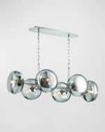Image 3 of 4: Eurofase Nottingham 6-Light Chandelier In Nickel