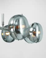 Image 4 of 4: Eurofase Nottingham 6-Light Chandelier In Nickel
