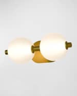 Image 3 of 3: Eurofase Palmas 2-Light LED Golden Vanity 