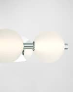 Image 3 of 4: Eurofase Palmas 30" 4-Light LED Vanity Light