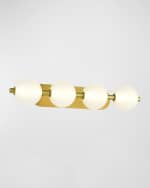 Image 2 of 4: Eurofase Palmas 30" 4-Light LED Vanity Light
