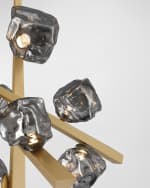 Image 3 of 4: Eurofase Thorah 7-Light LED Golden Chandelier