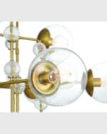 Image 4 of 4: Eurofase  Traiton 12-Light Golden Chandelier 