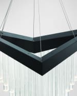 Image 2 of 6: Eurofase Vivien 32" Integrated LED Chandelier