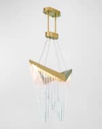 Image 3 of 6: Eurofase Vivien 32" Integrated LED Chandelier
