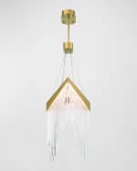 Image 4 of 6: Eurofase Vivien 32" Integrated LED Chandelier