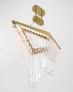 Image 5 of 6: Eurofase Vivien 32" Integrated LED Chandelier