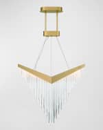 Image 1 of 6: Eurofase Vivien 32" Integrated LED Chandelier