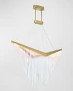 Image 3 of 6: Eurofase Vivien 60" Integrated LED Chandelier