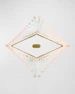 Image 4 of 6: Eurofase Vivien 60" Integrated LED Chandelier