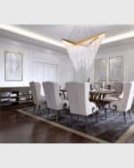 Image 2 of 6: Eurofase Vivien 60" Integrated LED Chandelier