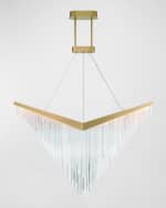 Image 1 of 6: Eurofase Vivien 60" Integrated LED Chandelier