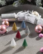 Image 2 of 2: Robin Reed Silver Pine Tree Christmas Crackers, Set of 6