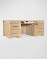 Image 4 of 8: Hooker Furniture Retreat Executive Desk