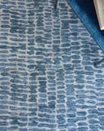 Image 7 of 7: Exquisite Rugs Ink Blot Hand-Tufted Rug, 6' x 9'