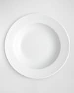 Image 1 of 2: PILLIVUYT Eventail Set Of 4 Rimmed Pinstripe Soup Plates - 8.5"