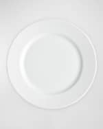 Image 1 of 3: PILLIVUYT Eventail 8.5" Rimmed Plate, Set of 4