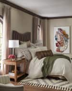 Image 2 of 2: Lili Alessandra Dawn Trench Coat Luxe Euro Pillow