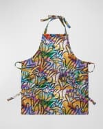 Image 3 of 3: Hunt Slonem Wonderland Print Apron & Oven Mitt Collection 