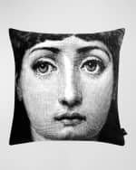 Image 1 of 3: Fornasetti Tema e Variazioni n.1 Cushion, 15" Square