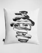Image 2 of 3: Fornasetti Tema e Variazioni n.18 Cushion, 15" Square