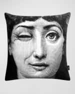 Image 1 of 3: Fornasetti Tema e Variazioni n.82 Cushion, 15" Square