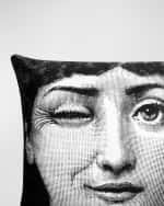 Image 3 of 3: Fornasetti Tema e Variazioni n.82 Cushion, 15" Square