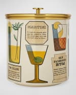 Image 2 of 5: Fornasetti Cocktail Recipes Ice Bucket