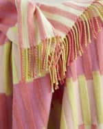 Image 3 of 4: Designers Guild Murazzi Peony Throw Blanket 
