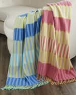 Image 4 of 4: Designers Guild Murazzi Peony Throw Blanket 