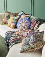 Image 2 of 4: Christian Lacroix Iris De Marais Craie Throw
