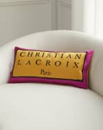 Image 2 of 3: Christian Lacroix  Couture Rose Torero Cushion