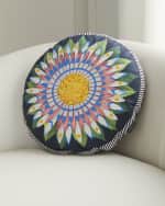 Image 1 of 3: Christian Lacroix Fleur Fardee Fleuve Cushion