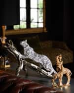 Image 2 of 6: Jay Strongwater Mother and Baby Giraffe Tabletop Object