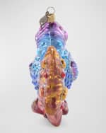 Image 5 of 5: Jay Strongwater Fancy Fish Glass Christmas Ornament 