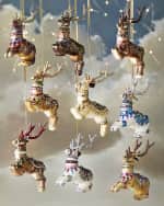 Image 2 of 5: Jay Strongwater Blitzen Glass Christmas Ornament 