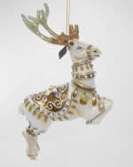 Image 3 of 5: Jay Strongwater Blitzen Glass Christmas Ornament 