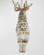 Image 5 of 5: Jay Strongwater Blitzen Glass Christmas Ornament 