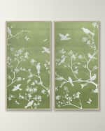 Image 3 of 4: Wendover Art Group "Celery Chinoiserie 1" Framed Giclee