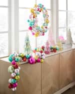 Image 2 of 2: Cody Foster & Co Assorted Glass Christmas Trees, Set of 5 