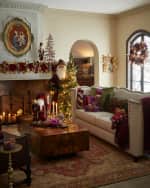 Image 2 of 2: Neiman Marcus 28" Spiritual Christmas Prelit Christmas Wreath