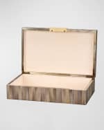 Image 2 of 3: Jamie Young Palm Marquetry Box