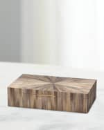 Image 1 of 3: Jamie Young Palm Marquetry Box