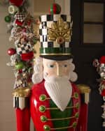 Image 3 of 4: MacKenzie-Childs Classic Courtly Trophy Nutcracker